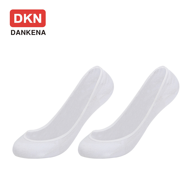DANKENA Combed Cotton Invisible Socks Summer Thin Silicone AntiSlip Shallow Mouth No Show Socks Wholesale